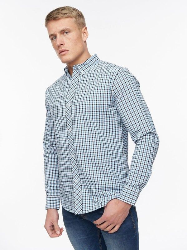 Bewley & Ritch Macrae Shirt Blue Check