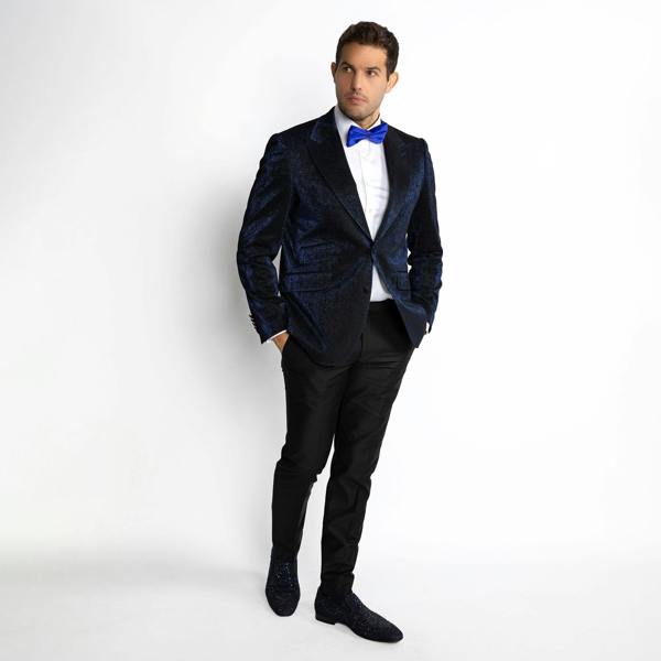 LUXURY FITTED SPARKLING DINNER JACKET – Premium Men's Patterned Shirt by Claudio Lugli | Bold Design, Tailored Fit, Best Printed Shirts