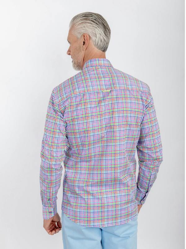 Claudio Lugli Check Gingham Purple Insert