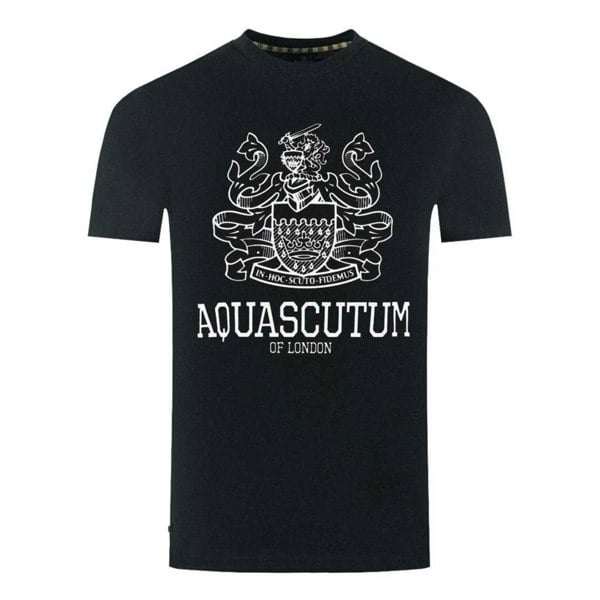 Aquascutum Mens London Aldis T-Shirt - Black