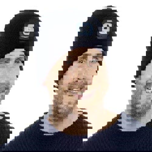 KAV Beanie Hat Knitted Winter Hat with Built-in LED Light, Hands-Free Visibility for Workwear, Jogging, Dog Walking, Fishing & Camping