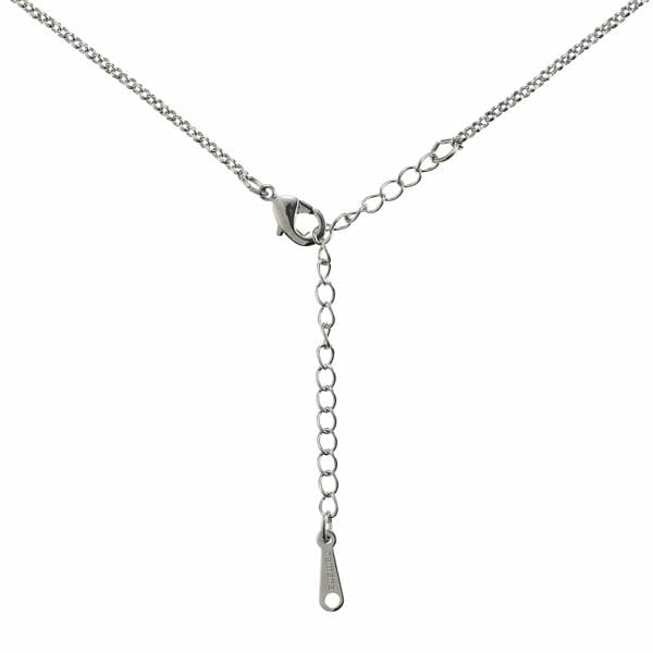 Knot Pendant Necklace with Cubic Zirconia - namana.london