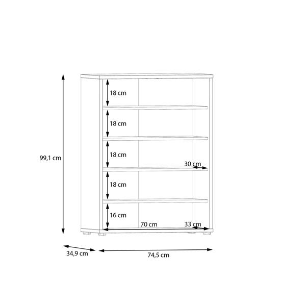Furniture To Go Alice Springs Shoe Cabinet with 2 Doors Push-to-Open in Sage Green