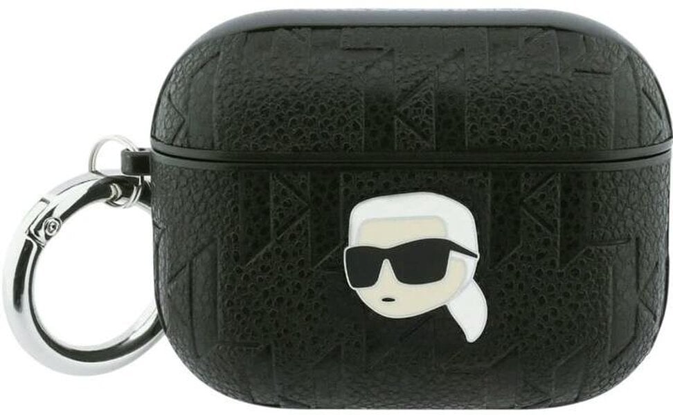 Karl Lagerfeld Monogram Karl Head Case for AirPods Pro 3 Black - KLAP3PGKIPK