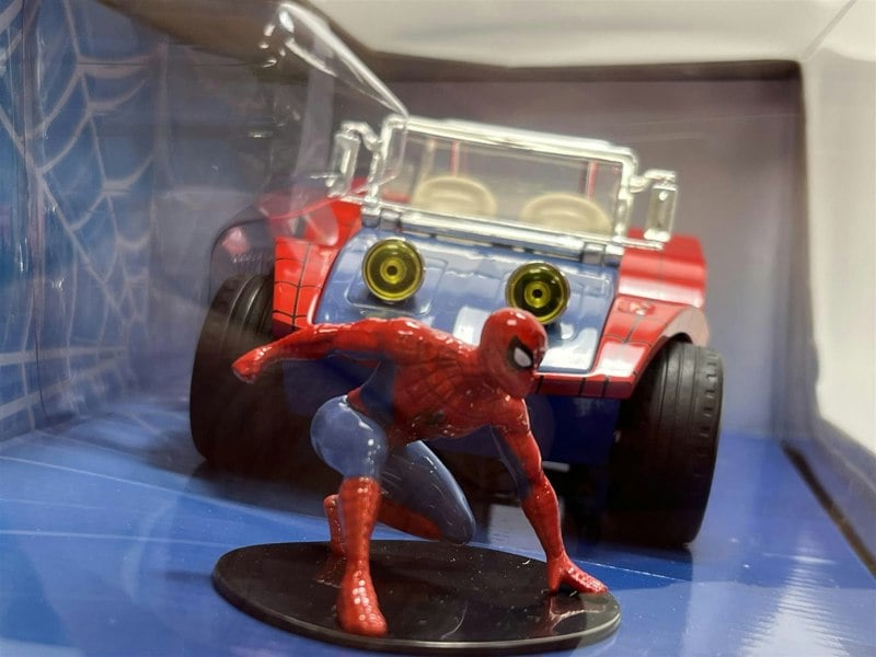 Jada Marvel Spiderman Figure and Buggy 1:24 Scale 33729 253225030