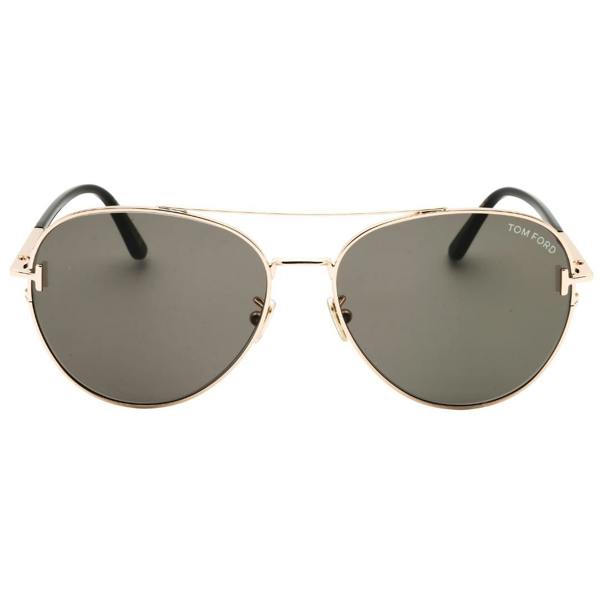 Tom Ford FT1146-K 28A shiny rose gold / smoke Sunglasses Female 60X16X140 One Size