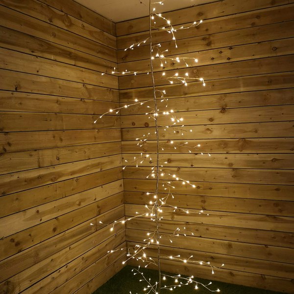 Samuel Alexander 288 LED 3m Indoor Outdoor Lit Gold Branch Garland in Warm White