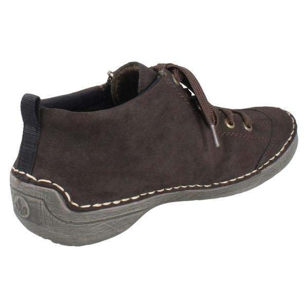 Rieker Ladies Rieker Lace-Up Shoes with Zip 52514