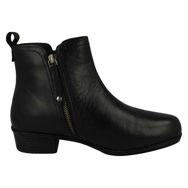 DB Shoes Ladies DB Shoes 2V Dual Fitting Ankle Boots Seville