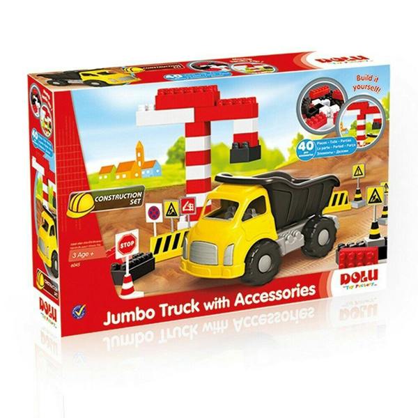 Dolu Jumbo Truck with blocks 40 PCs