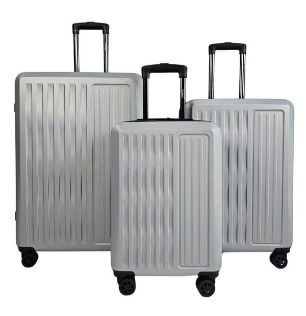 Infinity Luggage ABS Hard Shell Suitcase Luggage Set Travel Carry on Cabin Bag