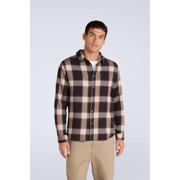 Animal Mens Cove Flannel Shirt - Grey - 