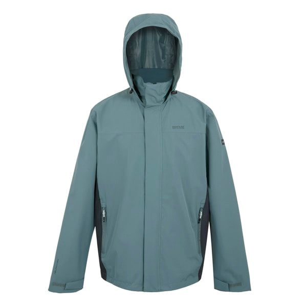 Regatta Mens Matt II Waterproof Jacket - Stormy Weather/Ash