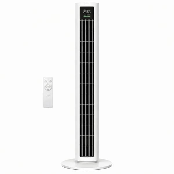 Mylek Tower Fan 39" - MYLEK - 2 Colours - Timer - 4 Speed Settings & 12 Hour Timer