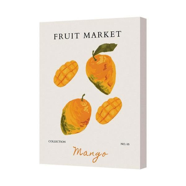 Benjamin Tate Design Mango Fruit Market Canvas Art Print Collection No 05 Contemporary Wall Decor