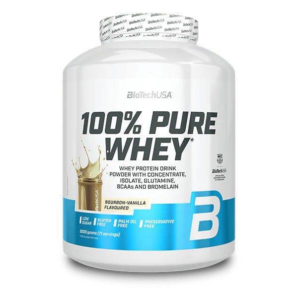 BioTechUSA 100% Pure Whey, Bourbon-Vanilla - 2000g