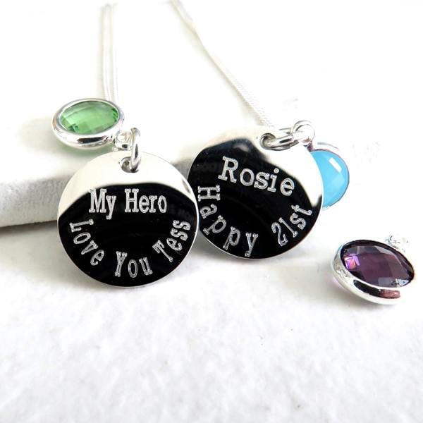 Aye Do Gifts Personalised Birthstone Duchess Necklace