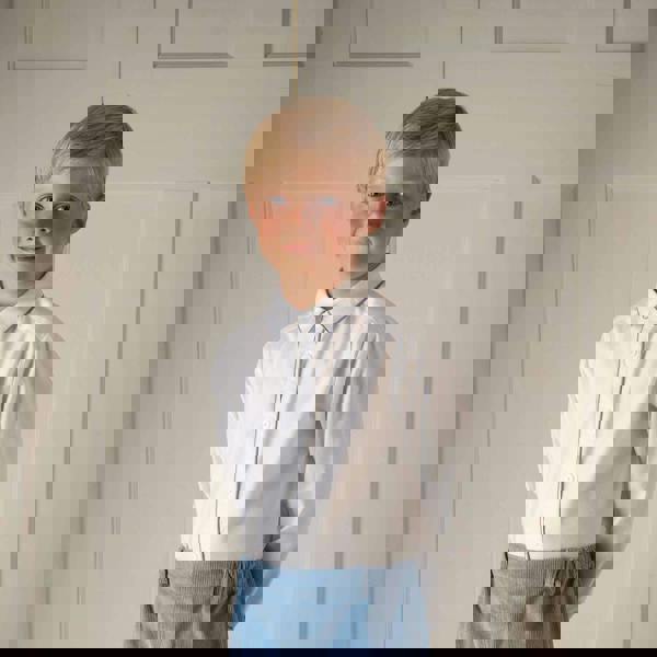 Rachel Riley Blue Piped Pique Shirt