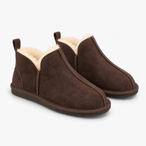 HOS Sheepskin TIA Slipper Boots Slipper Boots   in  Brown