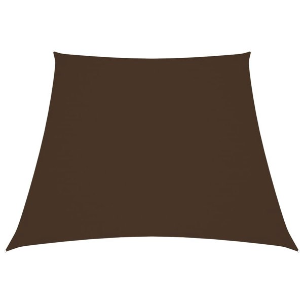 Berkfield Sunshade Sail Oxford Fabric Trapezium 2/4x3 m Brown