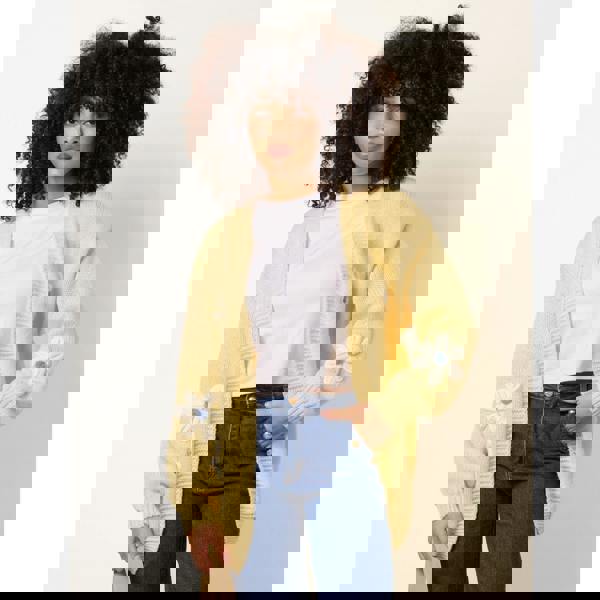 Blue Vanilla Daisy Cardigan - Light Yellow