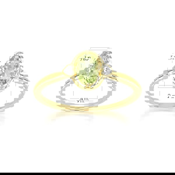 classic-oval-peridot-diamond-heart-ring-in-9ct-yellow-gold-135r2138039 Dimensions