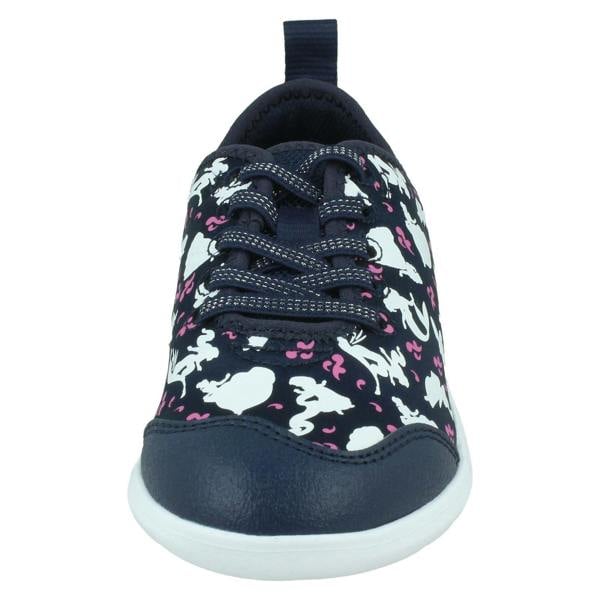 Clarks Girls Clarks Disney Princess Trainers Scape Voyage