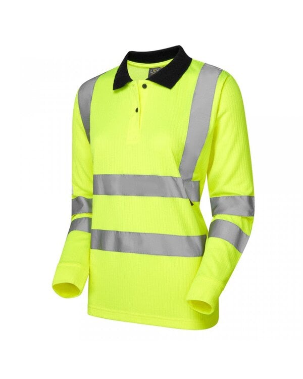 Leo Workwear Beaford Long Sleeve Polo Shirt