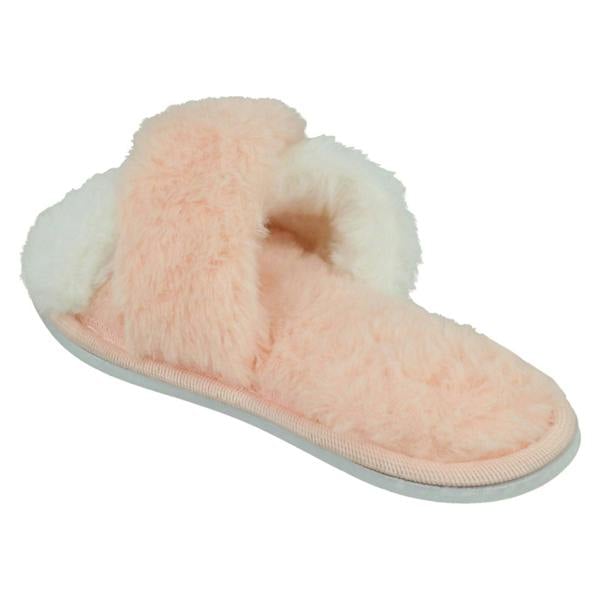 Spot On Girls Spot On Fluffy Mule Slippers X2122