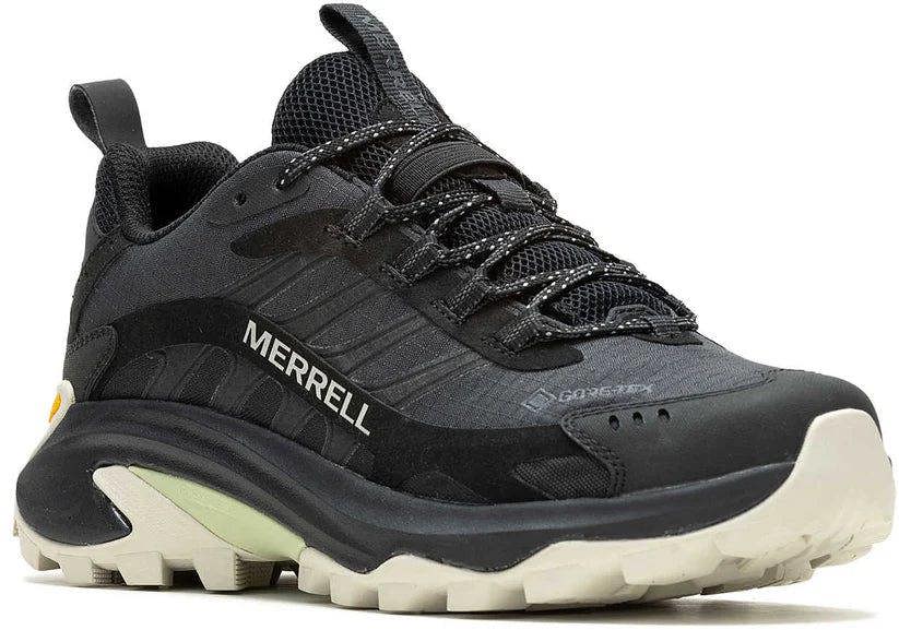 Merrell Womens Moab Speed 2 GTX Gore-Tex Walking Hiking Shoes Black Moon J037838