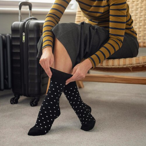 Gentle Grip 24 Pairs Ladies Cotton Rich Everyday Socks Gentle Grip Soft Top Comfort Socks