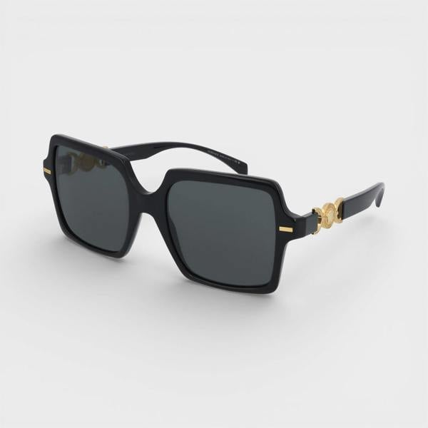 Versace Medusa Acetate Sunglasses Black Gold