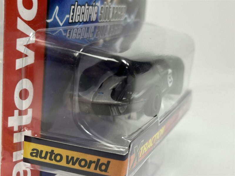 Auto World Slot Cars 2005 Ford GT Black X Traction Flame Throwers HO Scale SC366-3