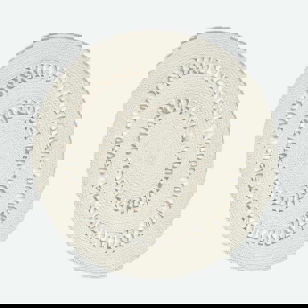 HOMESCAPES Crochet Braided Rug