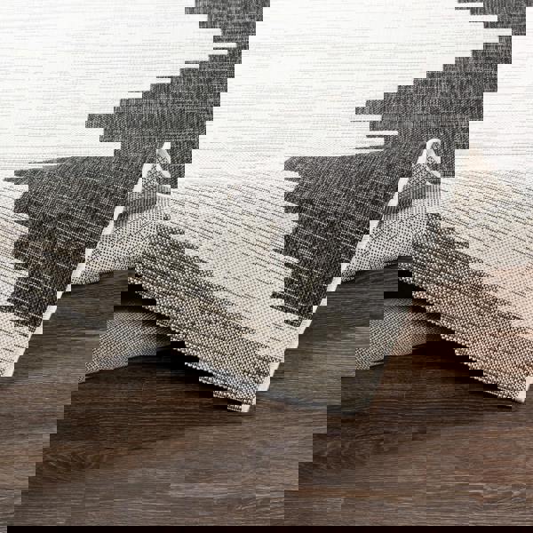 Livabliss Eagean-Modern Black Grey White Charcoal In- & Outdoor Rug