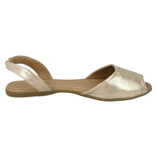 Spot On Ladies Spot On Flat Slingback Mule Sandals
