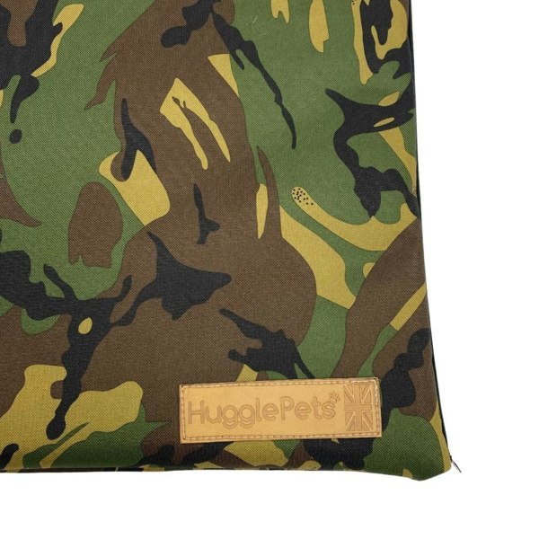 HugglePets Waterproof Dog Mat Cushion - Camo Green