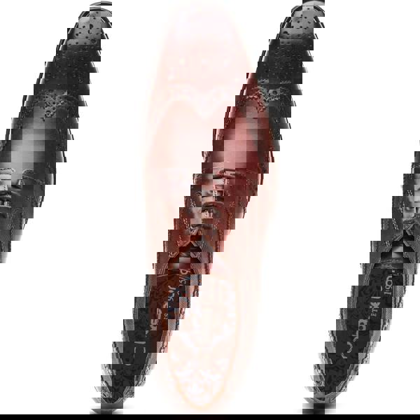 Base London Base London STEEPLE Mens Brogue Shoes Tan