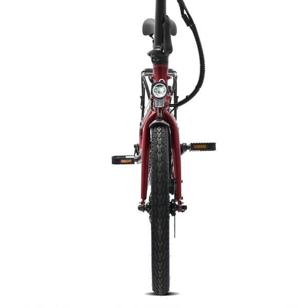 Hygge Bikes Virum 2026 - Folding Ultra-Light E-Bike 36V 10Ah - Sangria Red