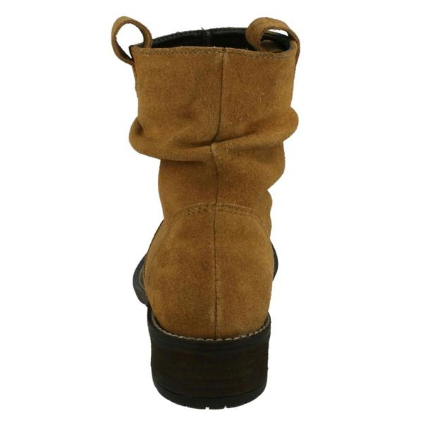 Leather Collection Ladies Leather Collection Mid Heel Slouch Boots
