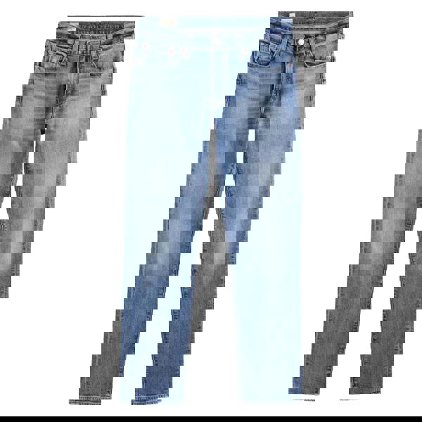 Levis Mens 511 Mighty Leather Patch Slim Jeans - Light Blue - 