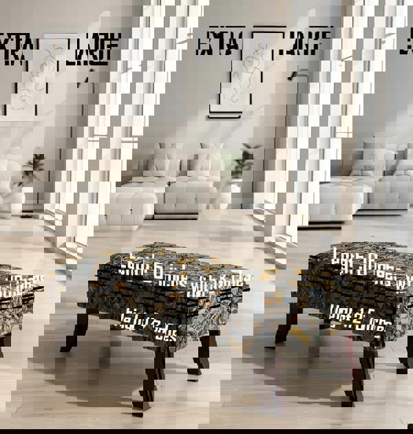 ISTOOLS Premium Mustard Floral Footstool Ottoman – Stylish & Multi-Purpose Seating Solution