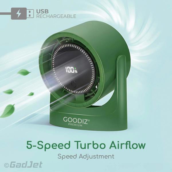 Goodiz AirGlow Desk Fan