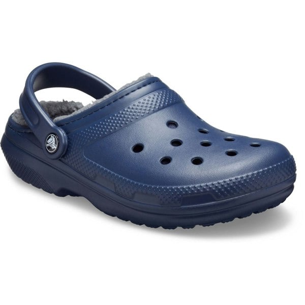 Crocs Classic Lined Clog Unisex - Navy/Charcoal