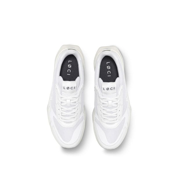 LØCI FLØ White/White Trainers