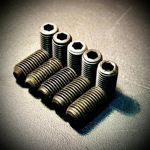 Fixaball BSF 5/16" Grub Socket Set Screw Cup End High Tensile 14.9