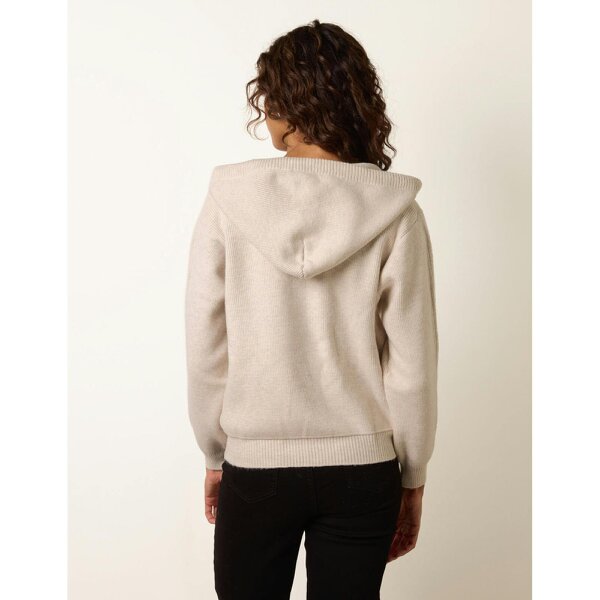 Blue Vanilla Knitted Zip Through Hoodie