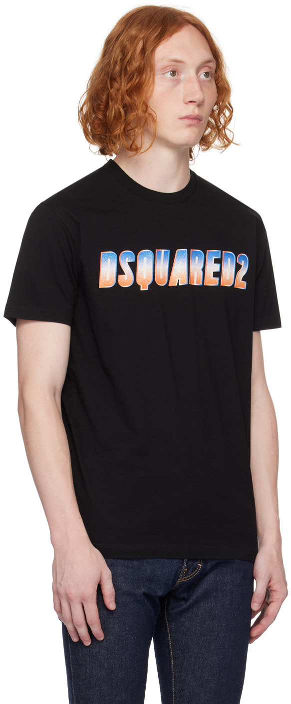 Dsquared2 Sparkle Logo Cool Fit T-Shirt - Black