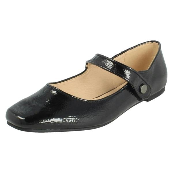 Savannah Ladies Savannah Hook and Loop Strap Mary Jane Style Shoes F80590