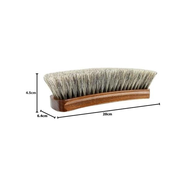 BIRCH MAXI Horsehair Brush - Extra Large for Shoes and Boots 20cm